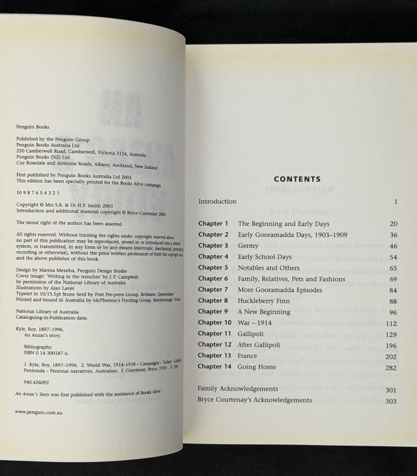 An Anzac's Story by Roy Kyle, Bryce Courtenay
