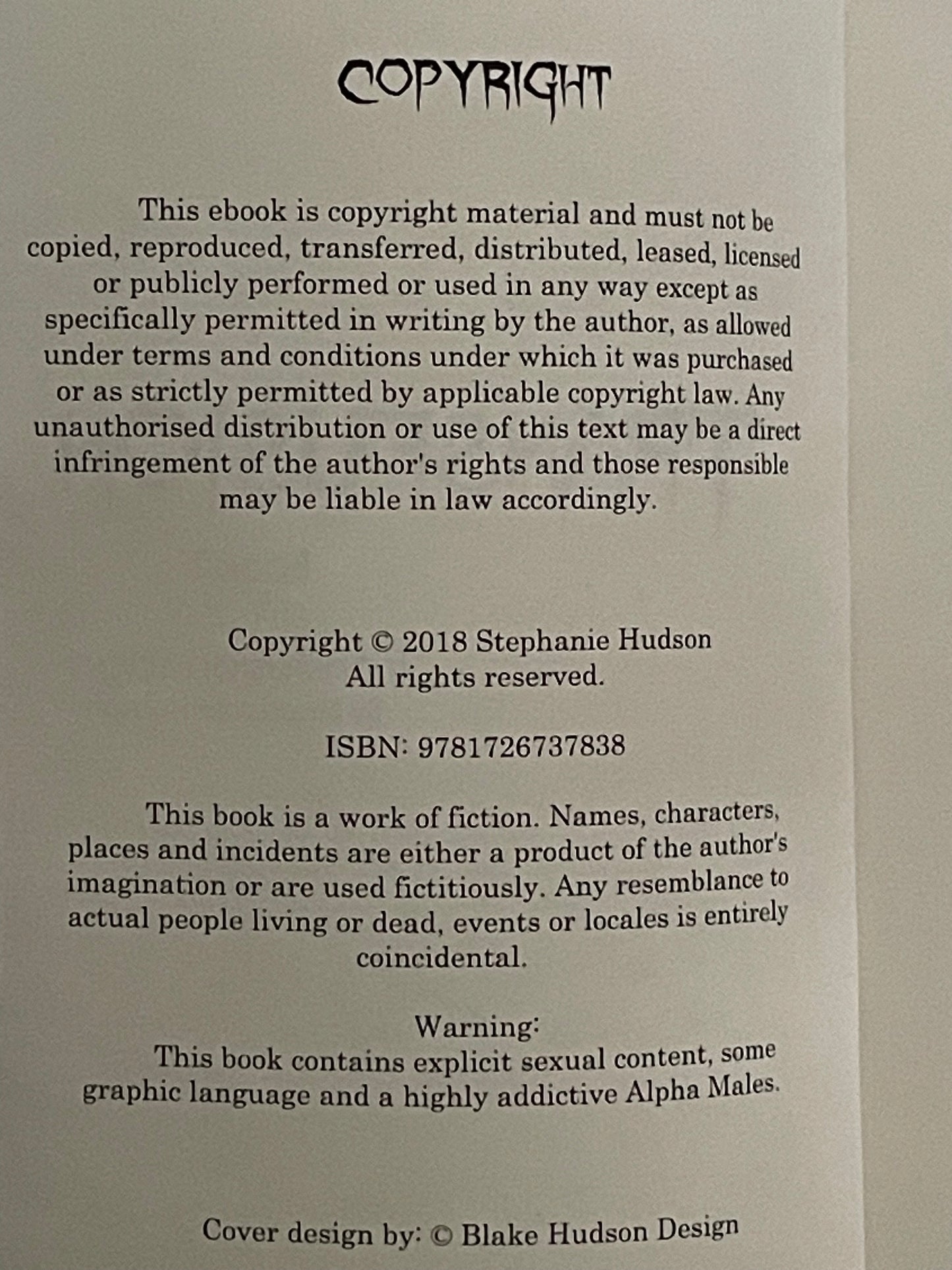 Transfusion by Stephanie Hudson