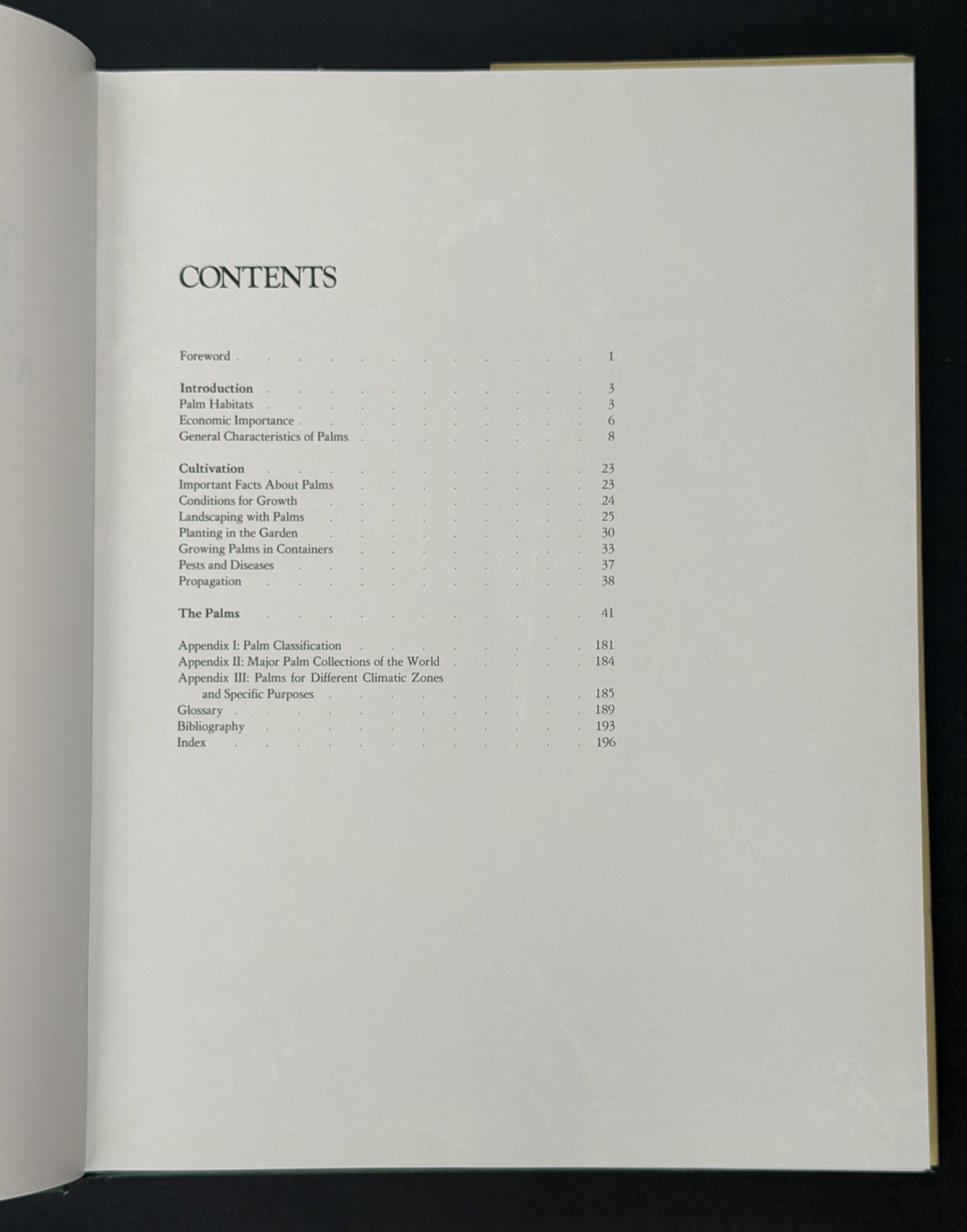 Palms, an Informative, Practical Guide to Palms of the World