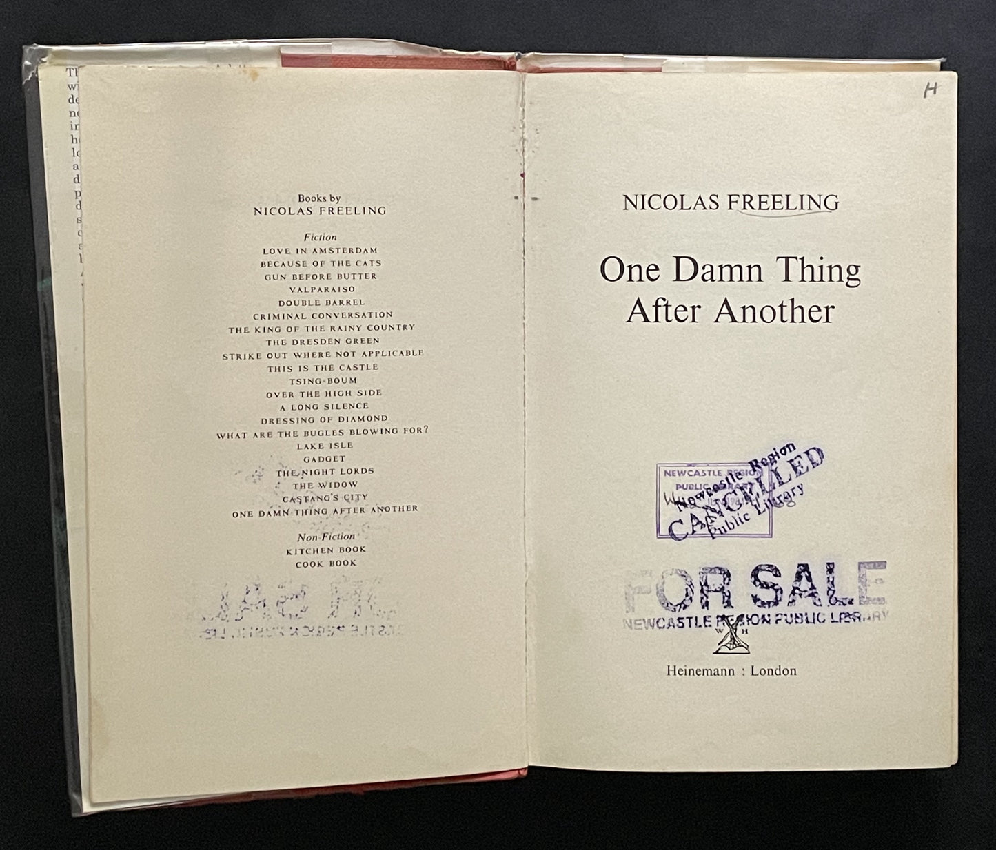 One Damn Thing After Another by Nicolas Freeling