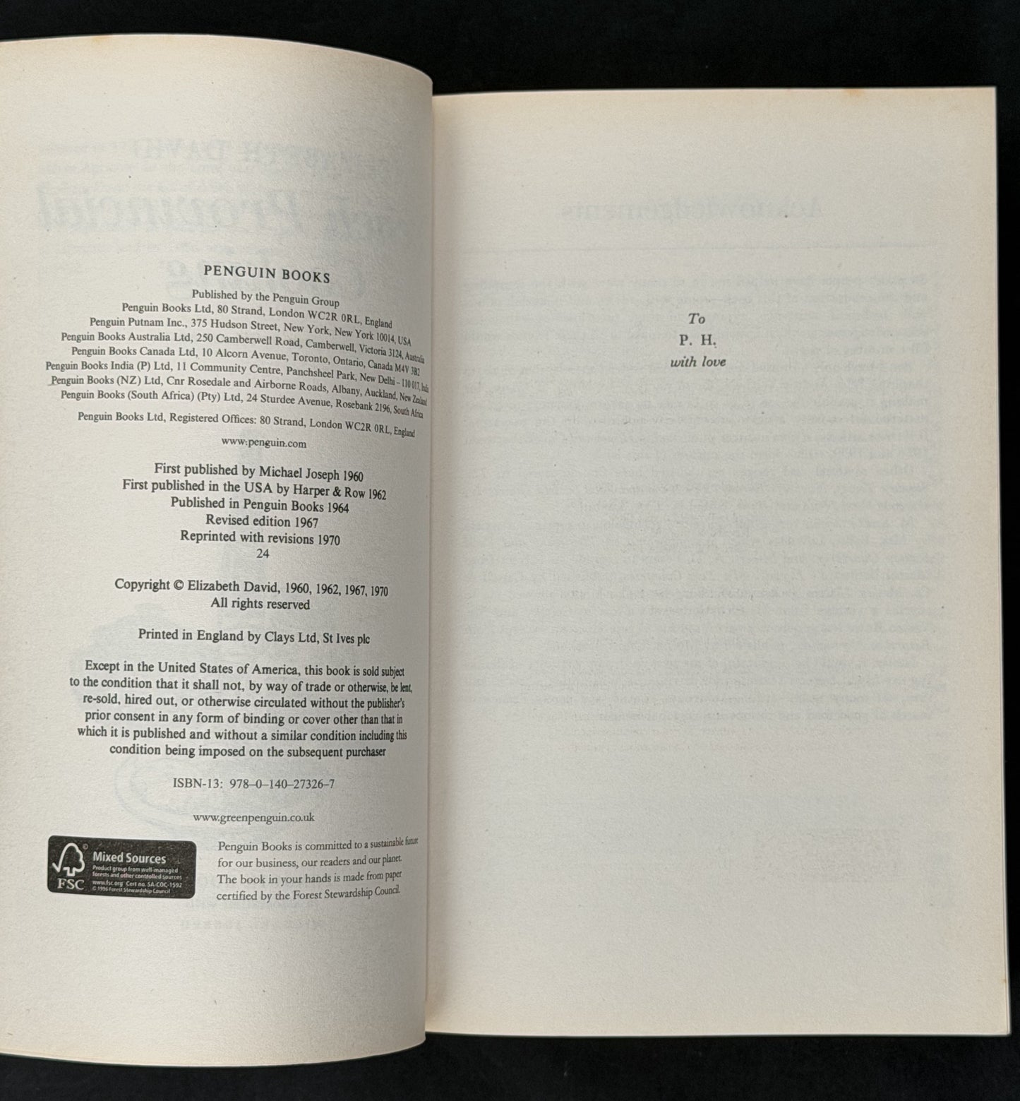 French Provincial Cooking by Elizabeth David