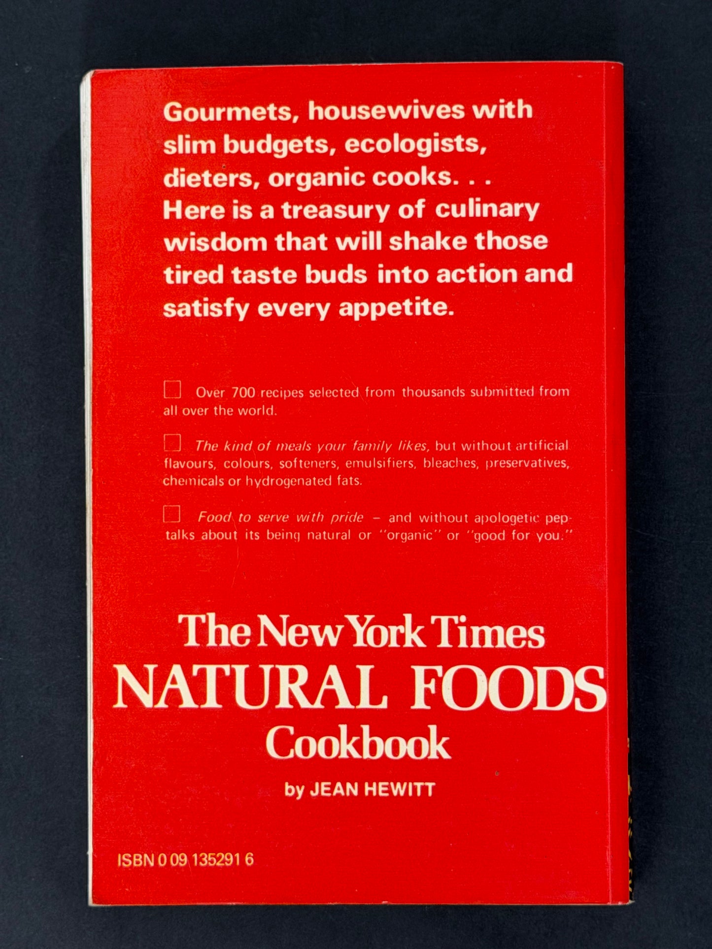 The New York Times Natural Foods Cookbook - Jean Hewitt