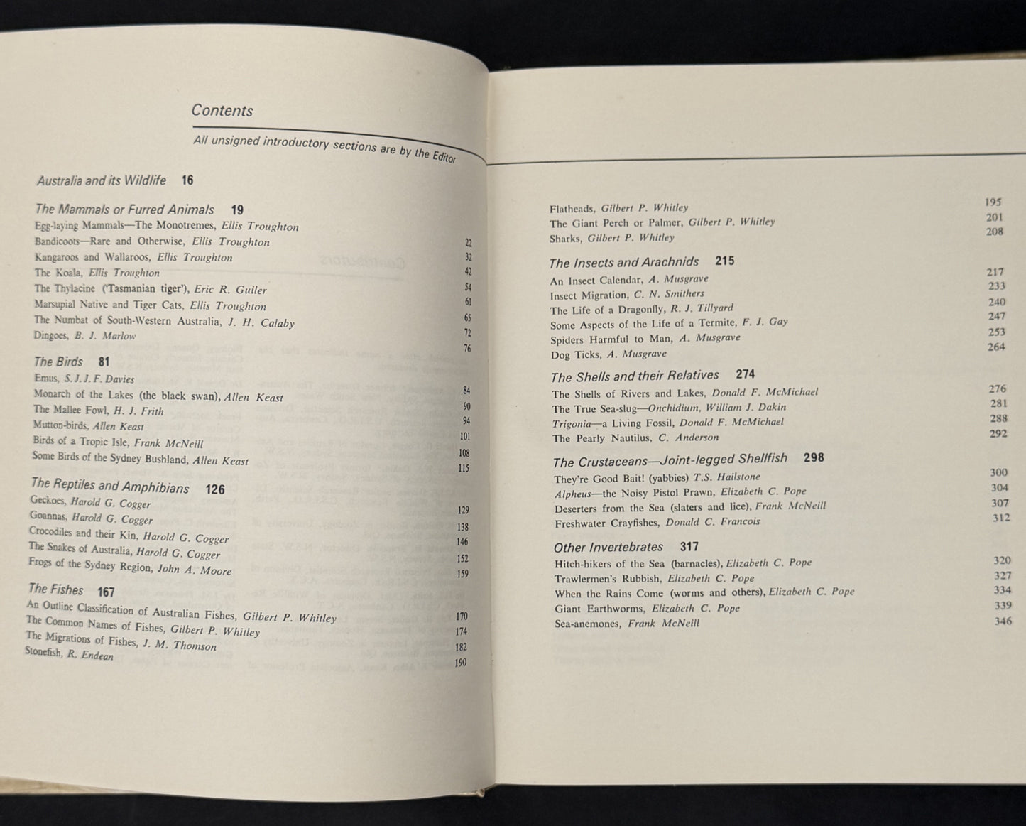 A Treasury of Australian Wildlife by Donald F. McMichael