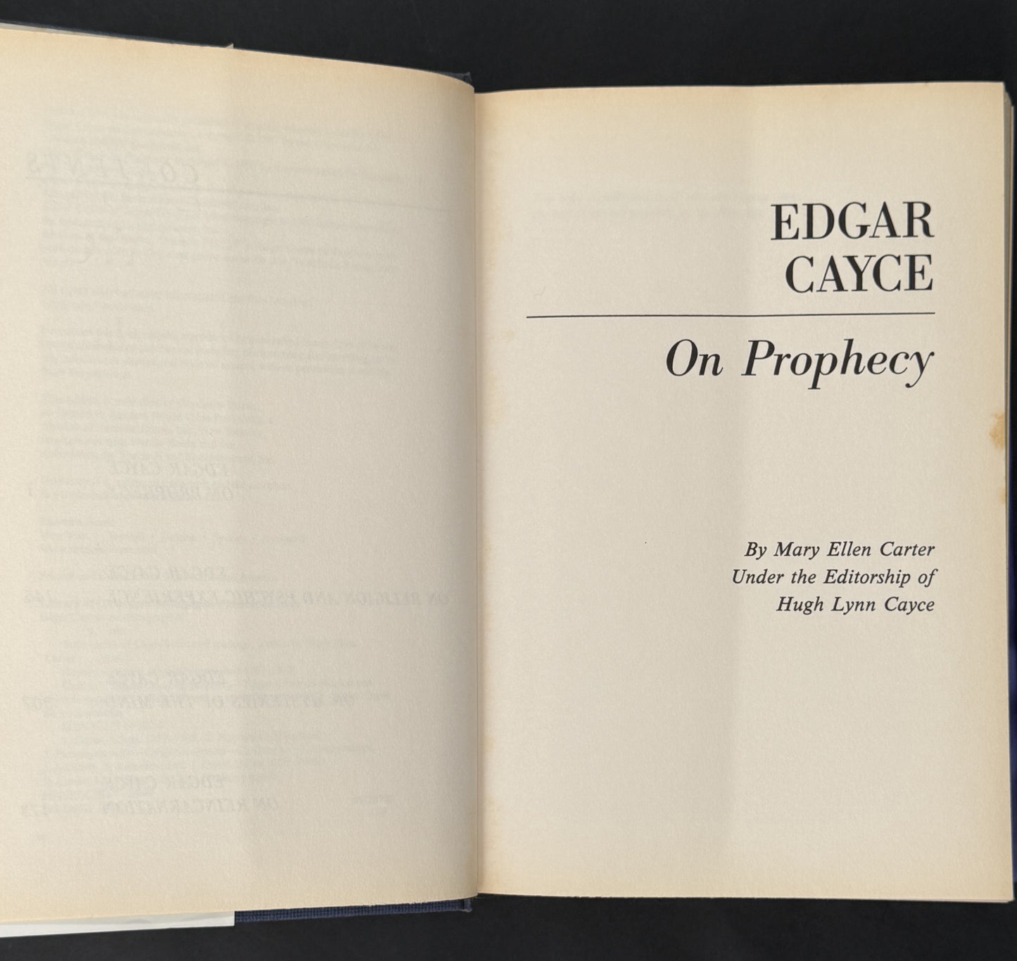 Edgar Cayce by Edgar Cayce, Mary Ellen Carter