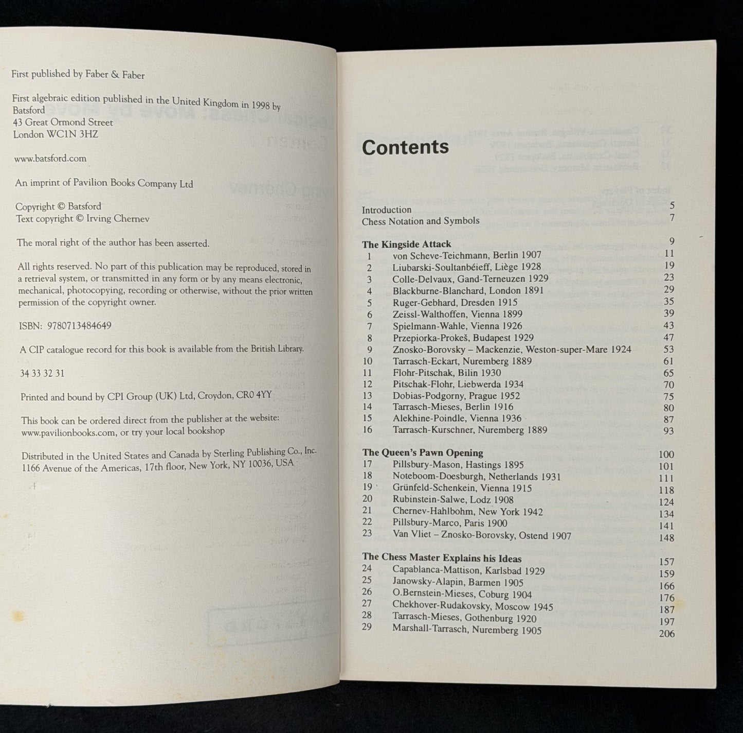 Logical Chess: Move By Move by Irving Chernev