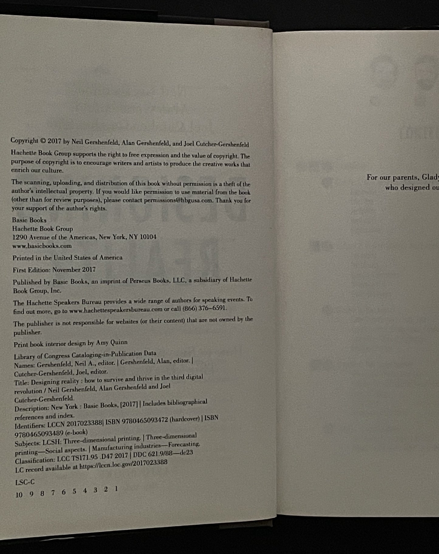 Designing Reality by Neil Gershenfeld et al.