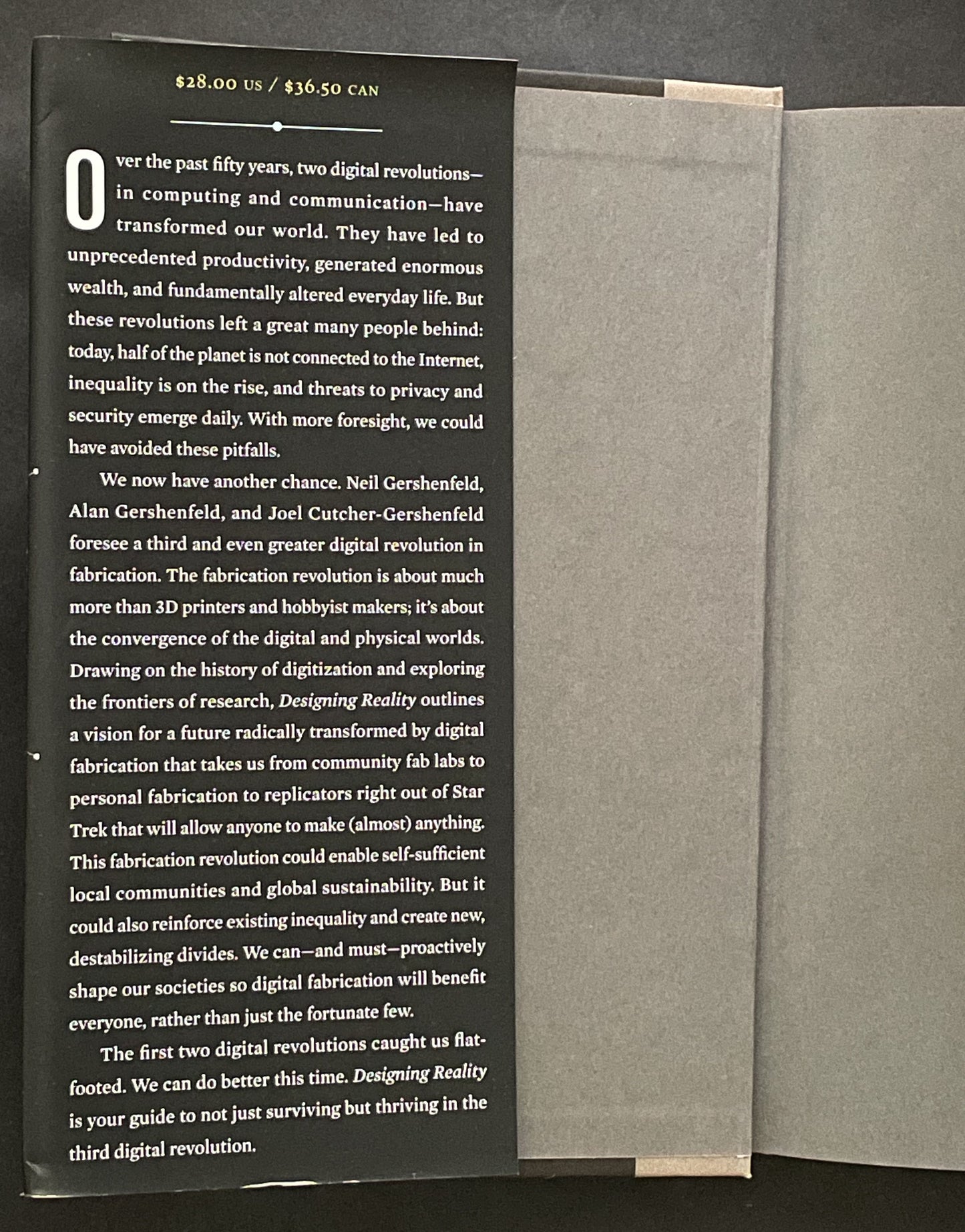 Designing Reality by Neil Gershenfeld et al.