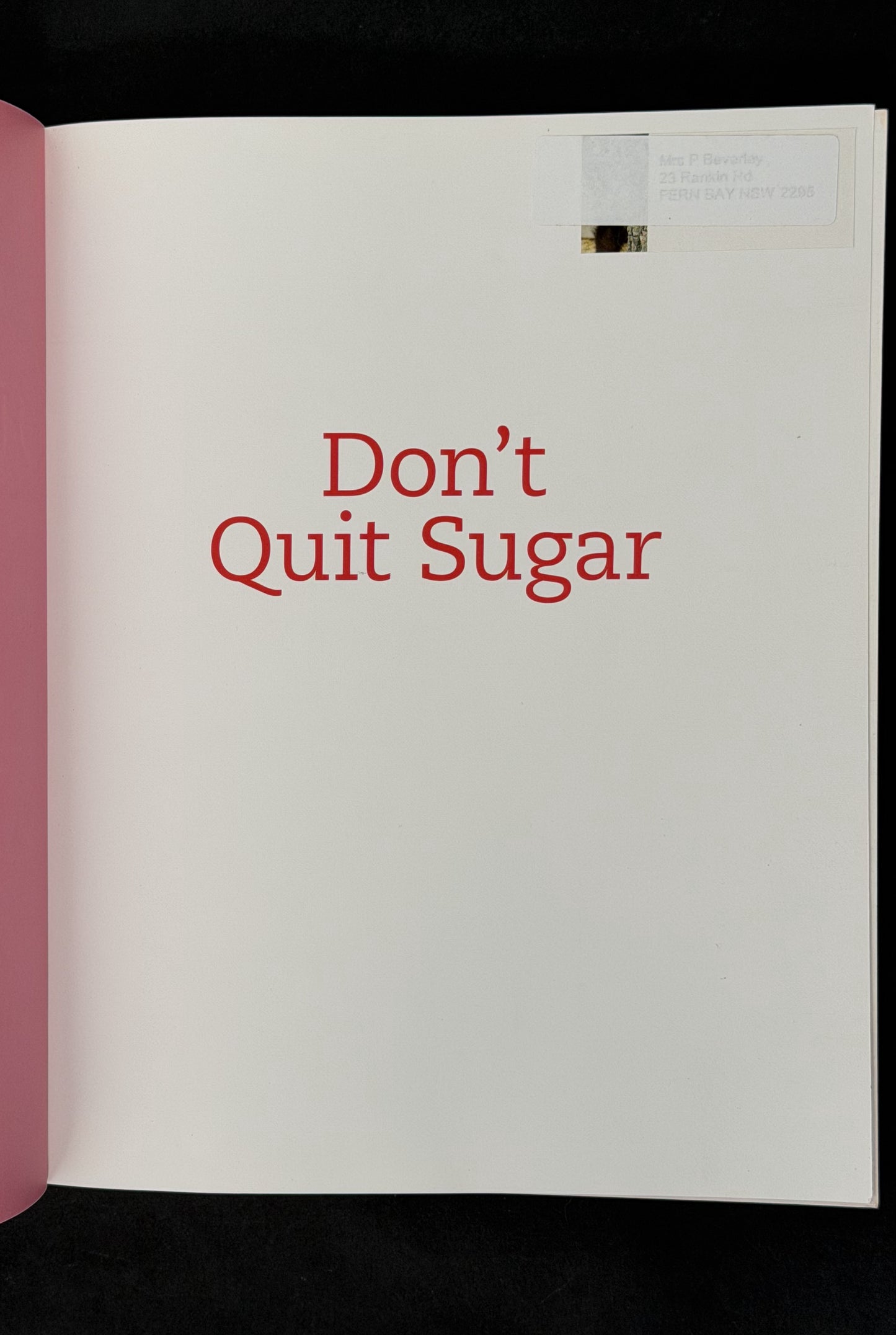 Don't Quit Sugar by Cassie Platt