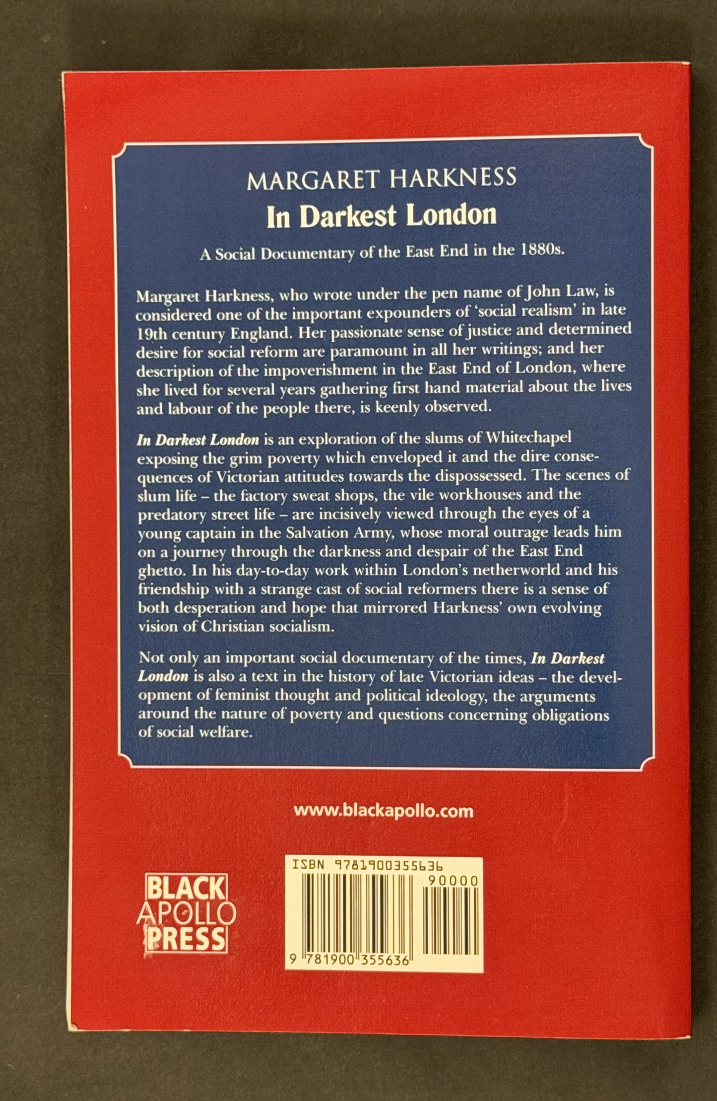 In Darkest London by Margaret Harkness