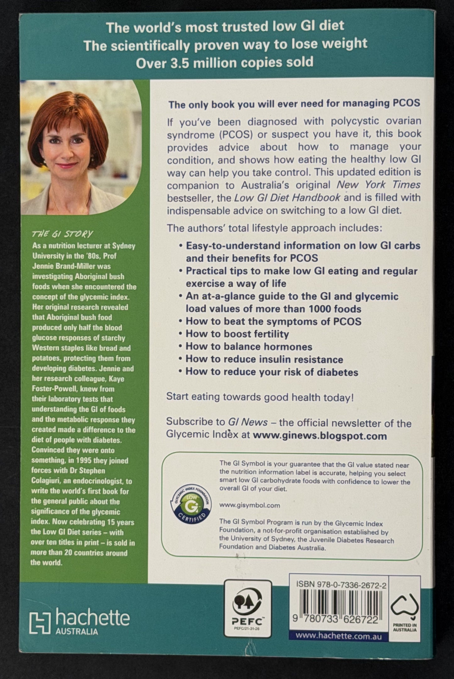 Low GI Diet for Polycystic Ovarian Syndrome by Janette Brand Miller et al.