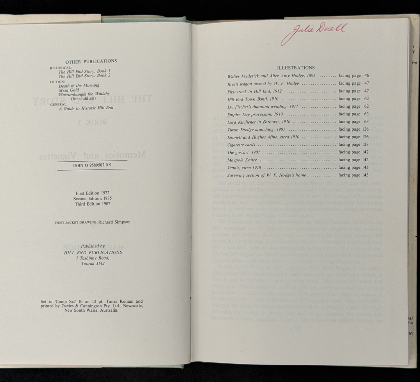 The Hill End Story by Harry Hodge