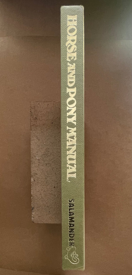 HORSE AND PONY MANUAL by Jane Kidd, David Hunt et al