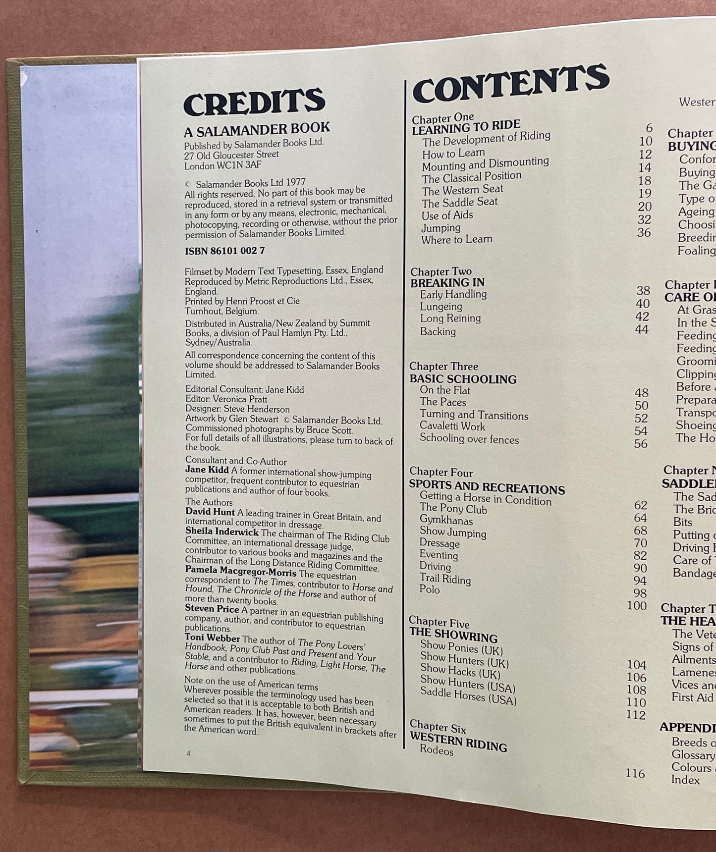 HORSE AND PONY MANUAL by Jane Kidd, David Hunt et al