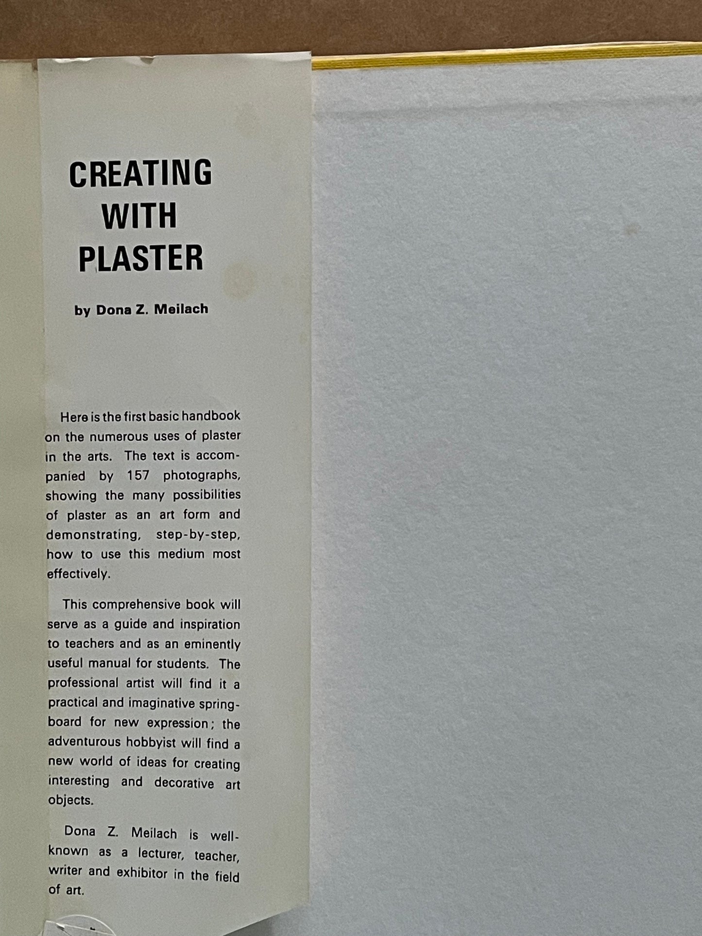 Creating with Plaster by Dona Z. Meilach